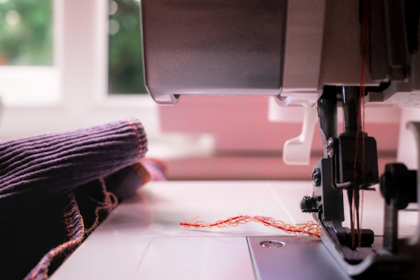 Close-up of quality stitching on fabric showing precision craftsmanship