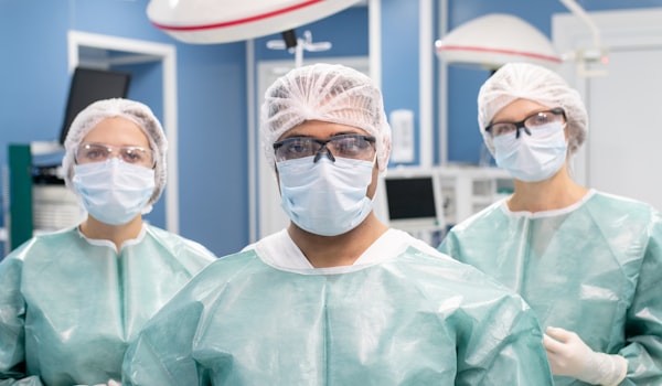 Professional medical gowns